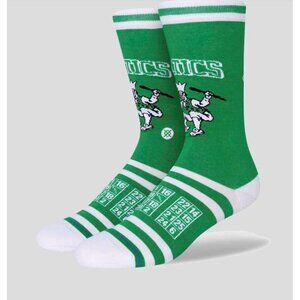 Stance NBA Celtics Crew Socks L Green White Durable Casual Mens